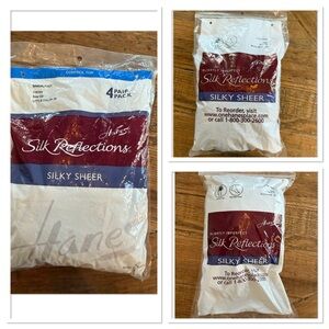 Hanes Silk Reflections Pantyhose MEGA Bundle 10 Pairs Size CD NIP